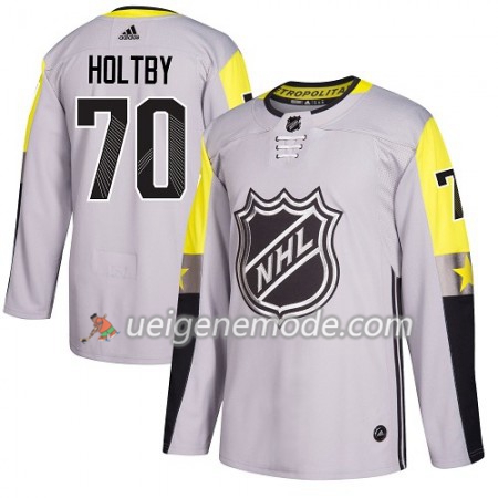 Washington Capitals Trikot Braden Holtby 70 2018 NHL All-Star Metro Division Adidas Grau Authentic